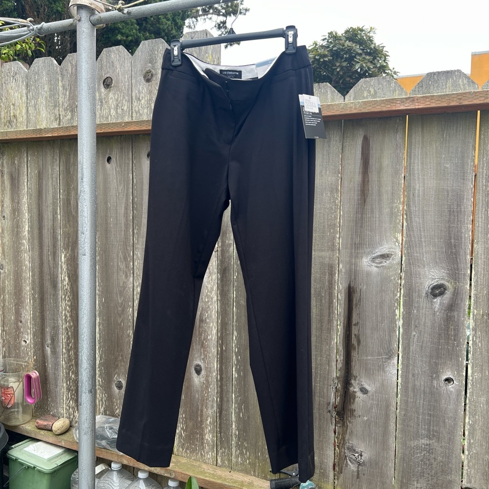 Liz Claiborne Men's Classic Black Dress Pants